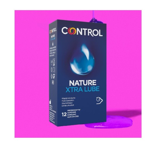 Prezerwatywy-Control Nature Xtra Lube 12"s